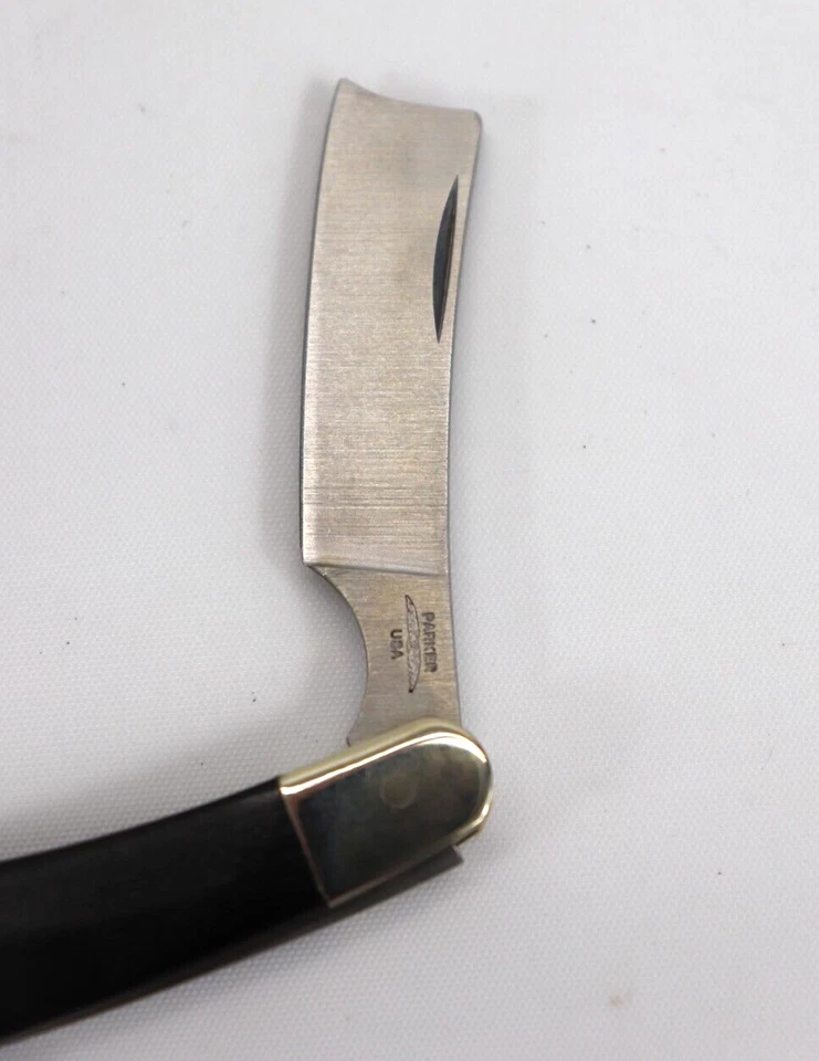 Faca de barbear Parker Edwards Alabama EUA bolso A1098P nova na caixa - Imagem 3 de 4