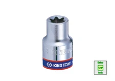 1/4” Drive Star Socket Torx E4 - E10 Size KING TONY 1/4 inch for Outside Torx