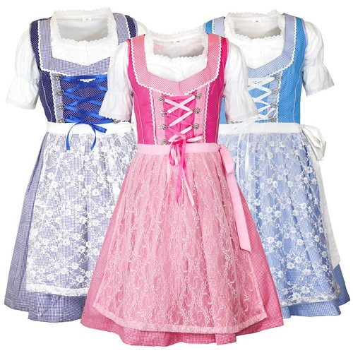 DeaAmyGline Dirndl Für Mädchen 2-teilig - Trachtenkleid Für Oktoberfest