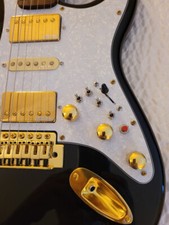 Fender Squier Strat Affinity Series 20th Anniversary NERO fortemente aggiornato