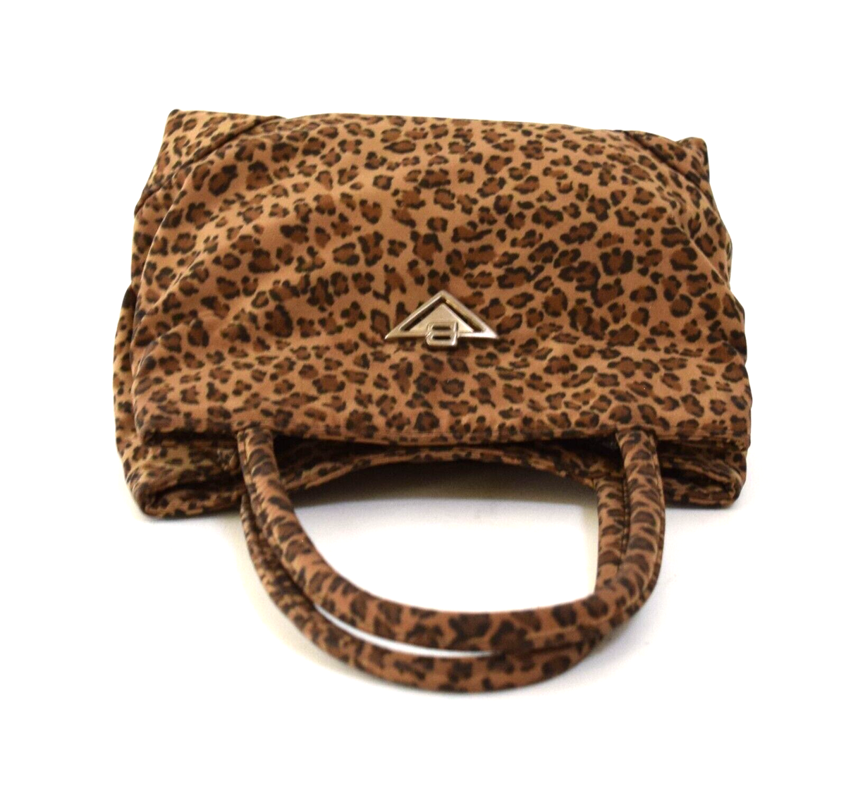 Bottega Veneta Nylon Animal Leopard Print 2 Compartment 2 Handle
