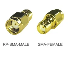 RP-SMA-Male to SMA-Female Adapter Connector (NO CENTRAL PIN ON BOTH ENDS)