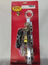 Racing Power Company R5753 Chrome 2 - 5/8" Triple Gauge Kit With Oil Pressure