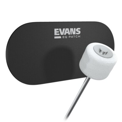 Evans EQ Pedal Patch (Double Black Nylon)