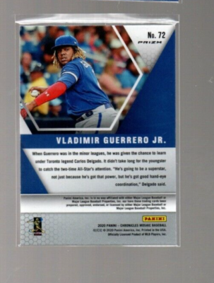 2020 Panini Chronicles Mosaic Vladimir Guerrero Jr. #72 Silver