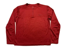 Arc'teryx Canada Womens L Long Sleeve Outdoor Pullover Red Base Layer Shirt
