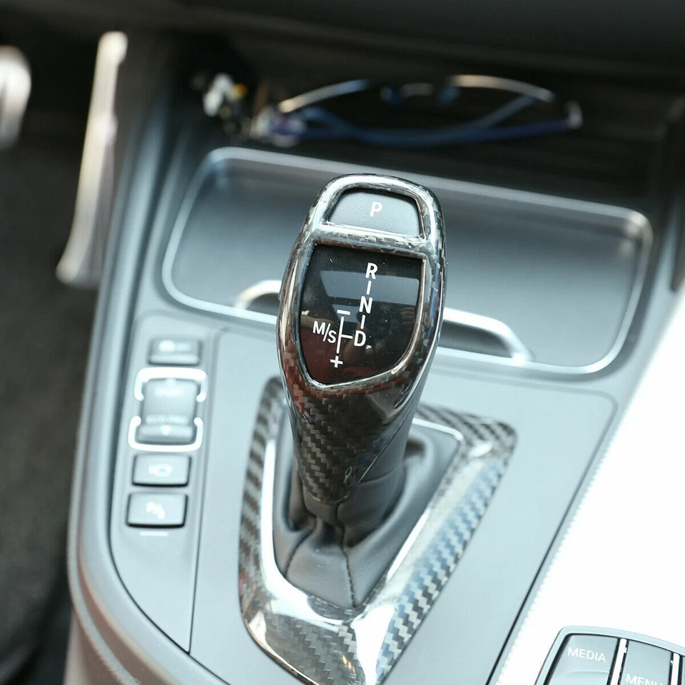 Juego de 4 cubiertas interiores de fibra de carbono real para BMW M140i M240i 2017-2019 Foto 4 de 4