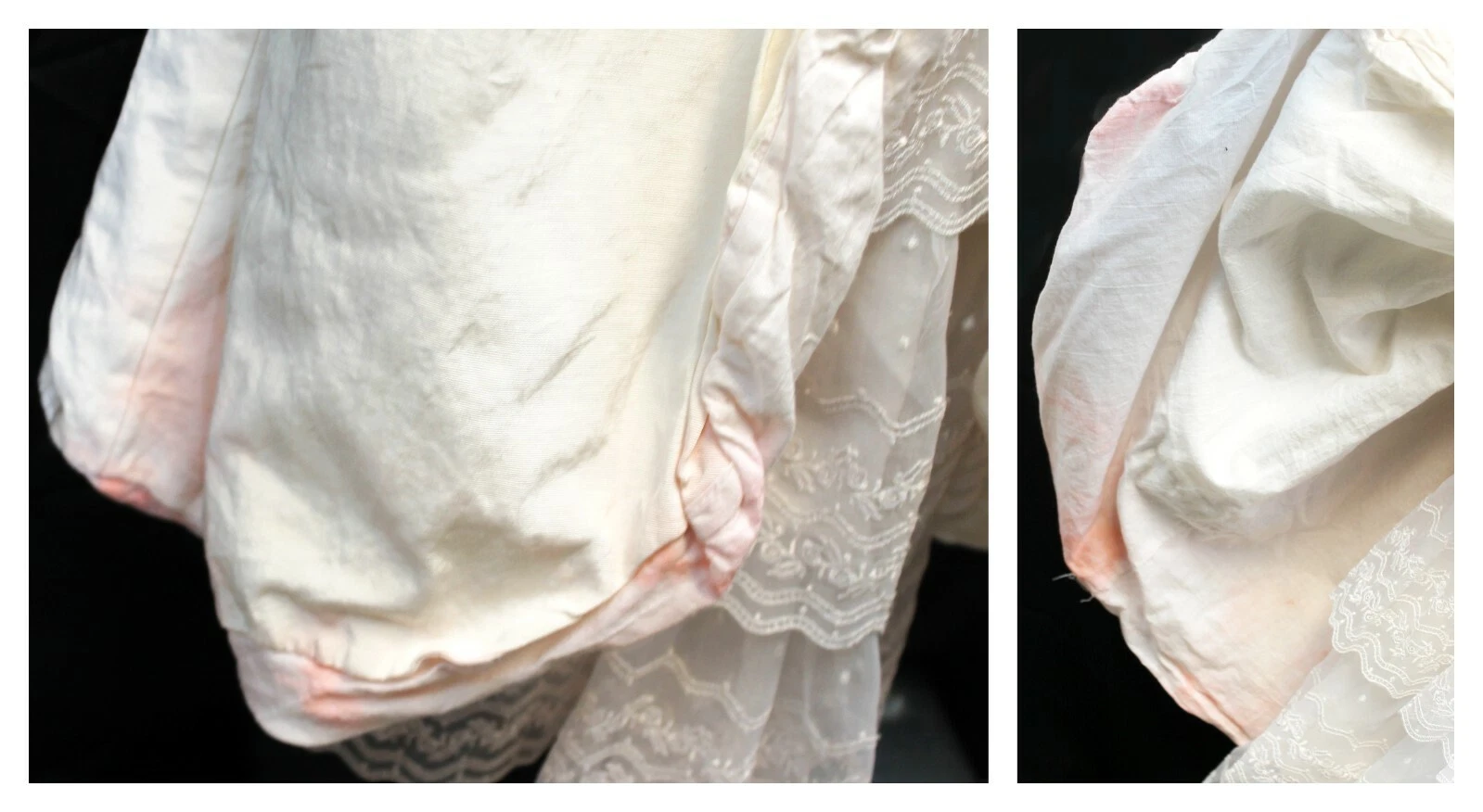 OFF WHITE Abito vintage principessa bambini bianco abito formale ragazze 10 maniche puff in pizzo livelli