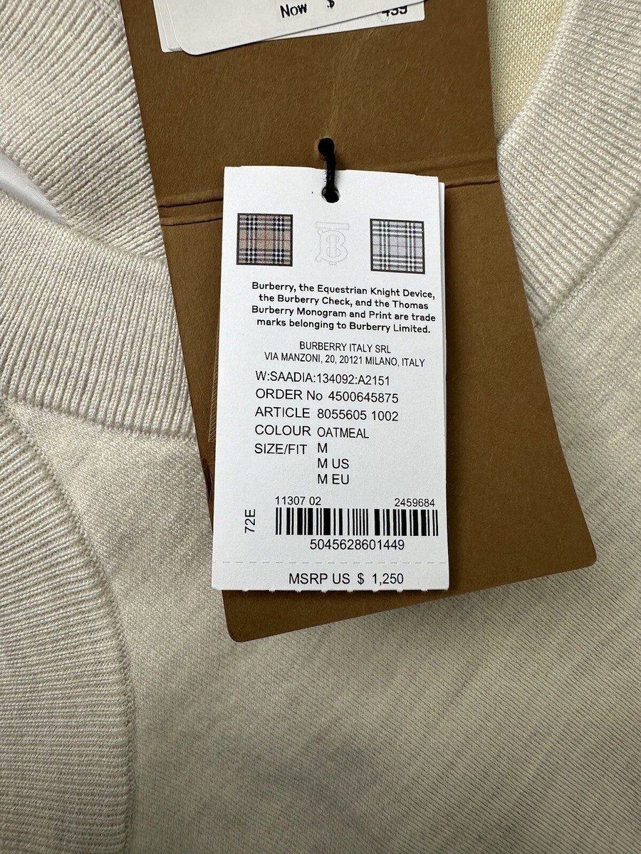 Burberry Saadia Silk/Wool Women's Oatmeal Sleeveless Dress M