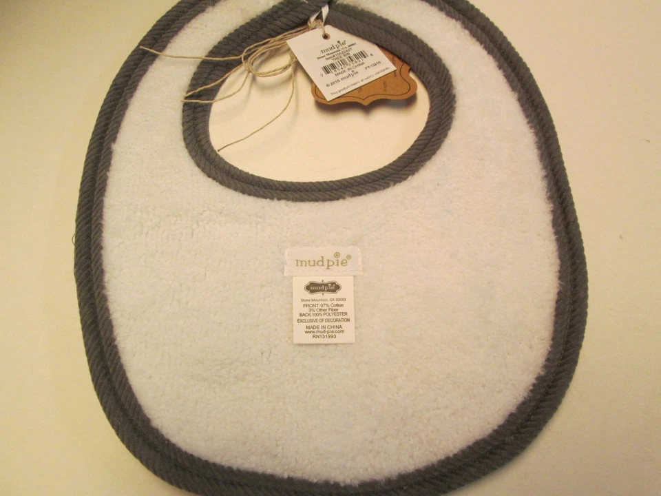 Babero árbol de Navidad de Mud Pie, nuevo con etiquetas Foto 3 de 3
