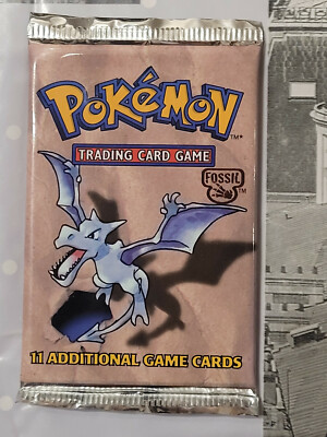 B3 POKEMON FOSSIL FOSSIL WIZARDS OFFICIAL NINTENDO BOOSTER IN PTERA AERODACTYL