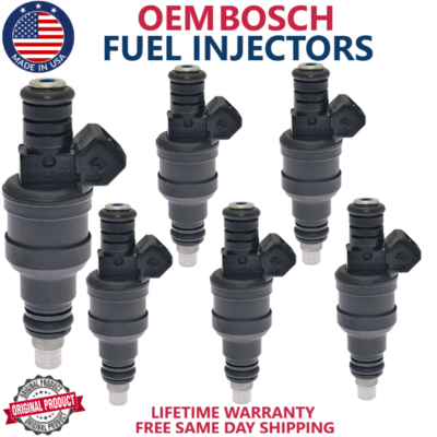 #ad #ad OEM BOSCH x6 Fuel Injectors For 1988 1989 1990 Buick Electra 3.8L V6 $135.00