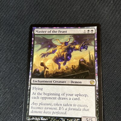 Master of the Feast Magic The Gathering Mtg Journey Into Nyx Card