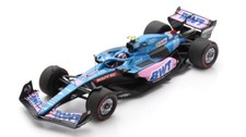 Model Car Formula 1 F1 Scale 1:18 Spark Model Alpine A522 Esteban Ocon 2022