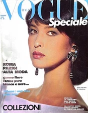 VOGUE ITALIA Magazine March 1988 RENEE SIMONSEN Elaine Irwin YASMIN LE BON Vtg