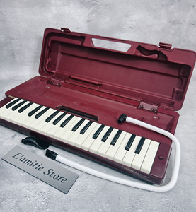 Yamaha P-37D Pianica Melodica Wind Keyboard Japan P37D 37 Key F3~F6 Case Used JP