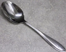 SET OF 1  Oneida Stainless CAMBER / SCROLL OVAL SOUP SPOON SPOON
