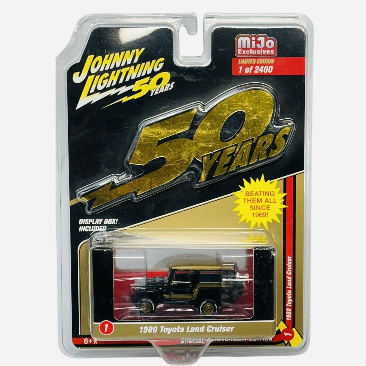 1/64 JOHNNY LIGHTNING 1980 TOYOTA LAND CRUISER MIJO