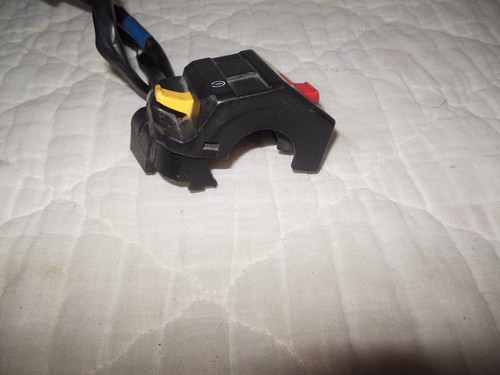 2008 BUELL XB12S LEFT HANDLEBAR SWITCH KILL SWITCH YELLOW BUTTON NOT WORKING - Picture 4 of 5