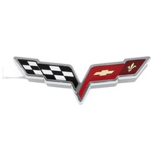 Oem New Front Bumper Crossed Flags Emblem Badge 2008-2012 Corvette 22901567 Oem New Front Bumper Crossed Flags Emblem Badge 2008-2012 Corvette 22901567