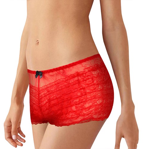 Ruffled Lace Dance Bloomers Lingerie Frilly Shorts Boxer Underwear Panties Women - Picture 13 of 28