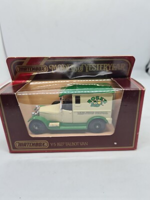 matchbox models of yesteryear Y-5 1927 Talbot Van Roses Lime Juice Cordial New 