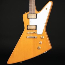Epiphone 1958 Korina Explorer, White Pickguard In Aged Natural With Case
