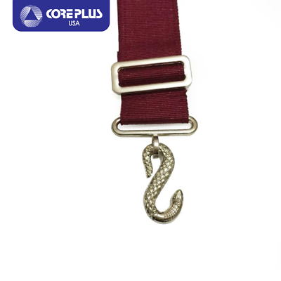 Masonic Apron Belt Extender Blue with Silver Gold Clasp for 