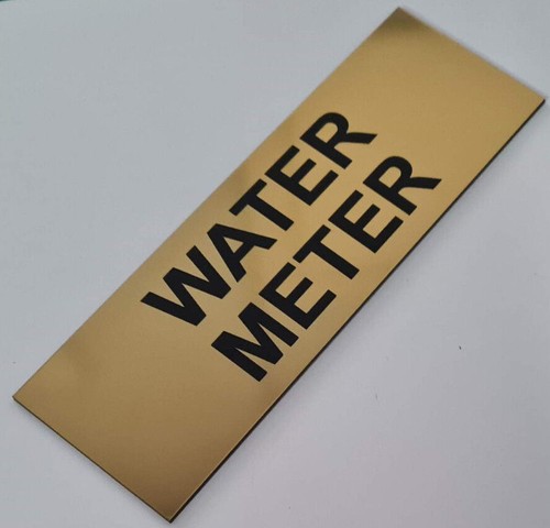 Water Meter Sign Plaque Cupboard Utility Room Shed - Picture 55 of 230