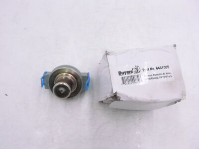 Buyers 6451005 Pressure Protection Air Valve 70PSI Closing 1/4'' NPT Ports