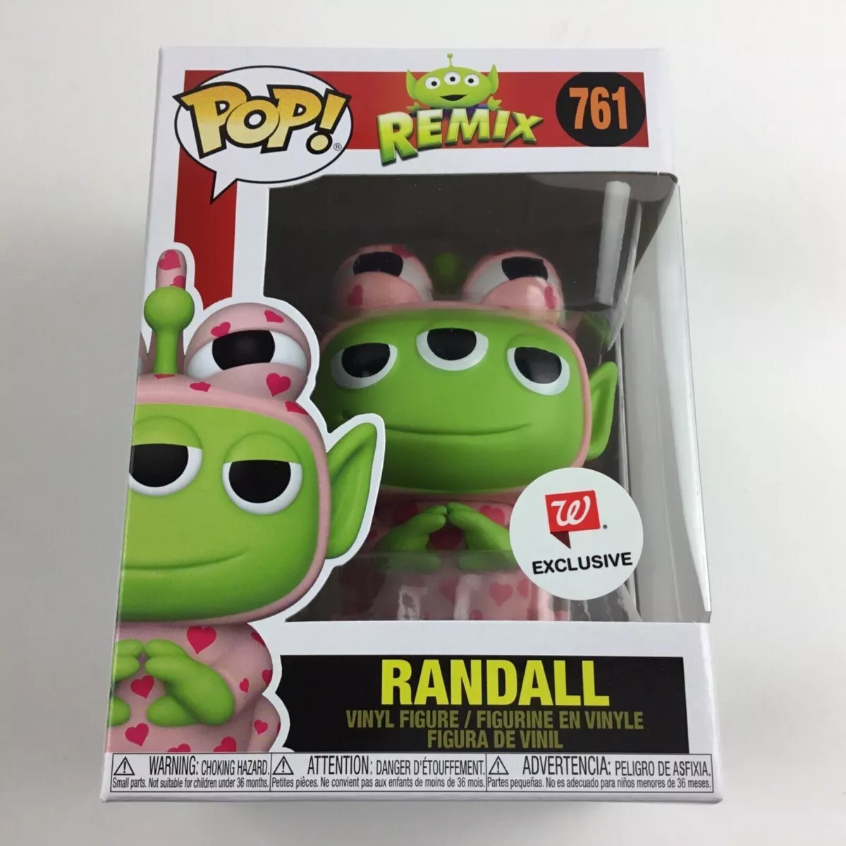 Funko Pop RANDALL MONSTERS INC. Pink With Hearts ALIEN Remix 761 New HIGH  GRADE