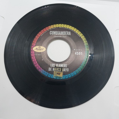 Los Vlamers de Marco Rayo Cual Es Tu Idea / Cumbiambera 45 Vinyl Record VG+ - Picture 2 of 2