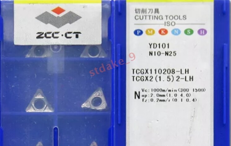 10PCS ZCC.CT TCGX110208-LH YD101 TCGX21.52-LH YD101 carbide