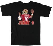 BLACK Jimmy Garoppolo San Francisco 49ers "JIMMY G" T-Shirt