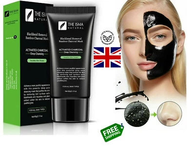 Charcoal Activated Black Face Mask Blackhead Remover Peel Off Facial Black Mask