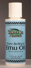 2 fl. ounces American Triple Refined 100% Pure Emu Oil. Creamy White. No odor.