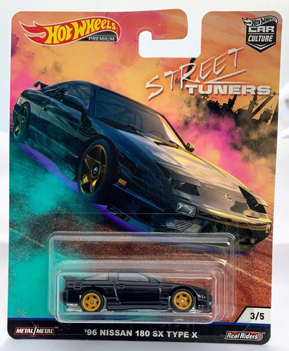 Voiture Miniature Nissan 180 SX 1989 Noire - 1/43, Diecast, Occasion