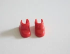 PLAYMOBIL (0519) FEET - Pair of Vintage Adult Red Boots