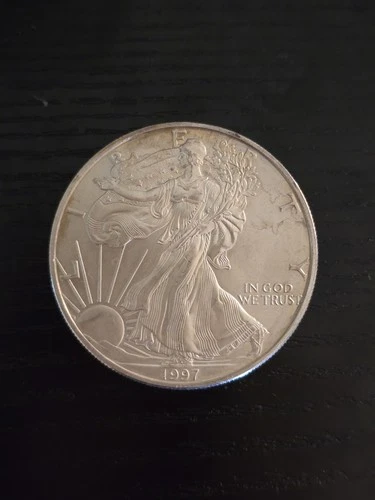 1997 $1 American Silver Eagle 1 oz .999 Fine Silver Bullion Coin BU