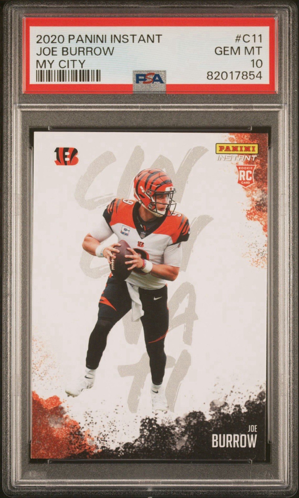 Joe Burrow Panini Instant My City #C11 Base