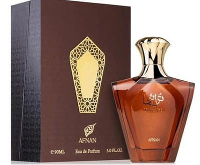Afnan Turathi Brown Eau de Parfum Fragrance for Men 3 oz