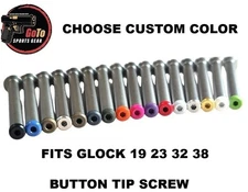 For GLOCK 19 GEN 1-3 Stainless Steel Guide Rod with Button Tip Screw Coated