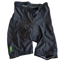 Canari Men’s Cycling Shorts Gel Padded Size L Black Spandex Bike Active