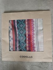 CODELLO Damenschal Halstuch  Scarf mehrfarbig Polyester 110x110cm