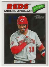 2026 Topps Heritage MIGUEL ANDUJAR Insert CHROME Parallel Card REDS