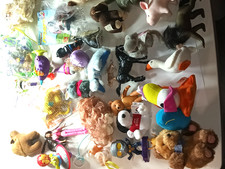 Vintage mostly 1990's McDonald's Burger King Toys Happy Meal Kids Mixed Lot