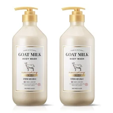 Aekyung Shower Mate 2 pks Goat Milk Body Wash Jumbo 27oz Nourishing