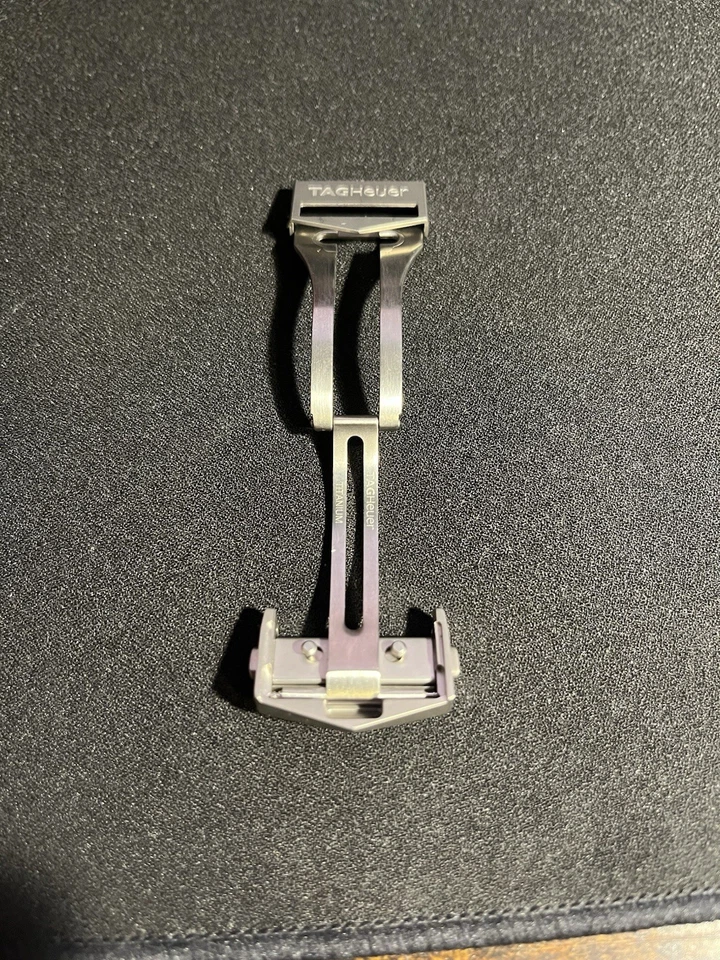 TAG Heuer Titanium Folding Clasp FC5063 Deployment Buckle Carrera Genuine - Image 4 of 4