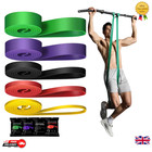 20-230lbs Heavy Duty Resistance Band Gym Workout Yoga UK