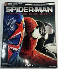Spider-Man Shattered Dimensions Game Strategy Guide Brady PS3 PC Wii XBOX 360